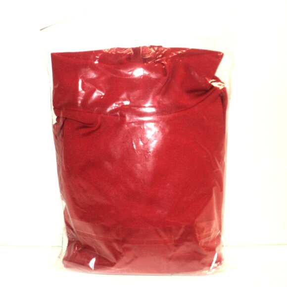 Body Wrappers Women's M Red MT206 Turtleneck Midriff MicroTECH Dance Cheer NEW - Picture 4 of 4